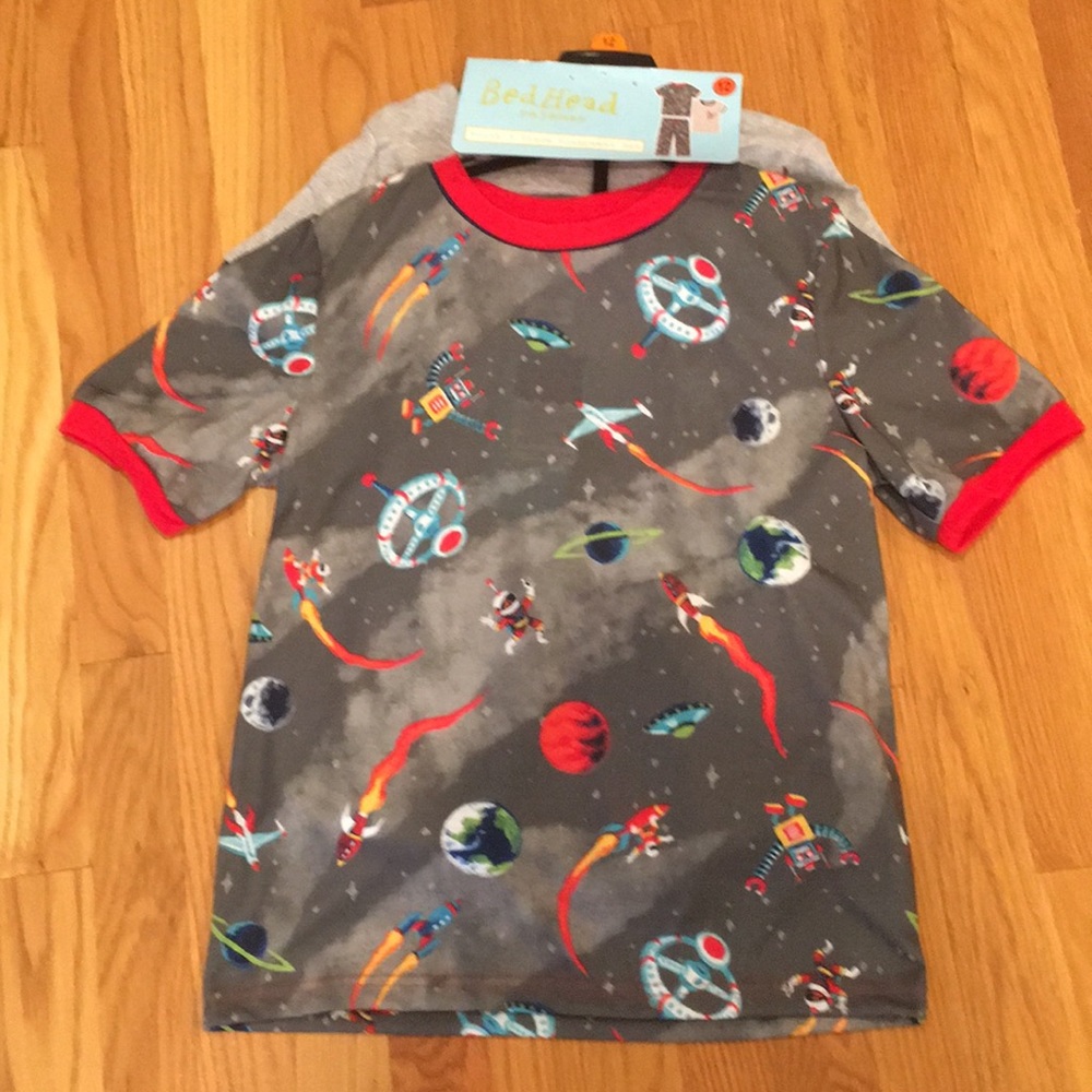 Bedhead 3-pcs sleepwear set, space print